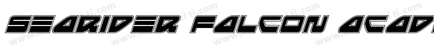 Searider Falcon Academy字体转换